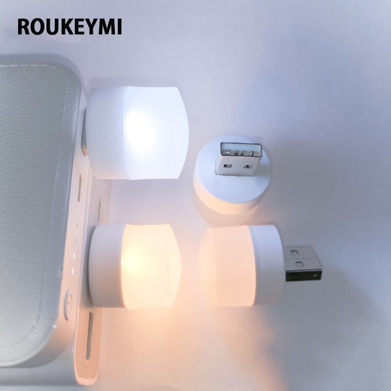 Mini Night Light USB Book Bedside Lamp