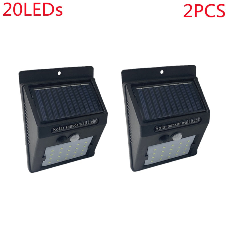 Solar Wall Lamp PIR Motion Sensor