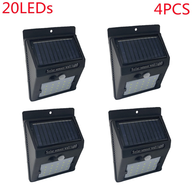 LED Solar Light Outdoor Wall Lamp