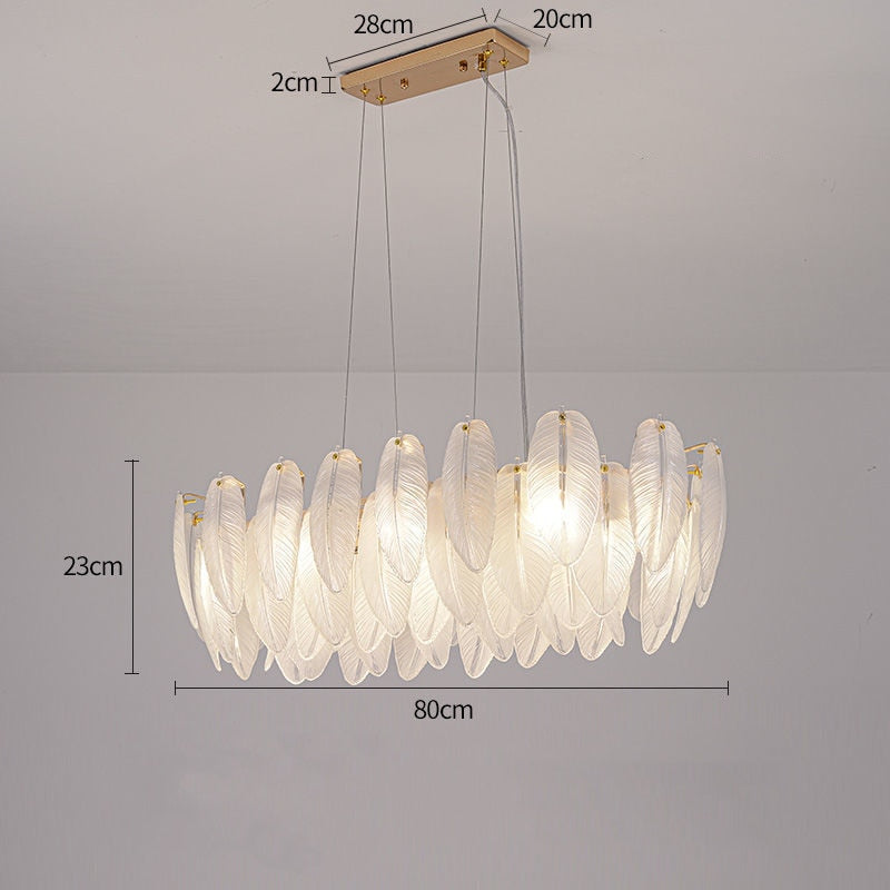 Nordic LED Chandeliers Luxury Gold Hanging Lamp