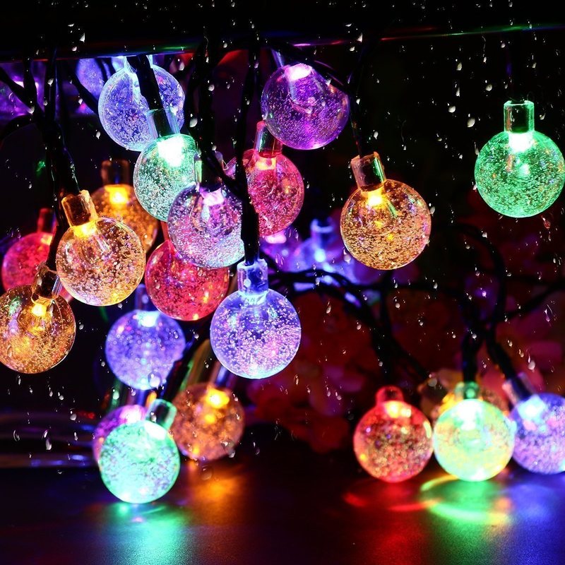 Solar String Lights Outdoor Decor