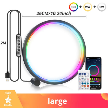 Smart LED Night Light RGB Atmosphere Desk Lamp