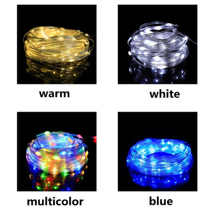 LED Solar Fairy Lights Outdoor Garden