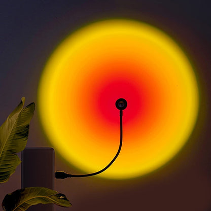 USB Sunset Rainbow Lamp Projection