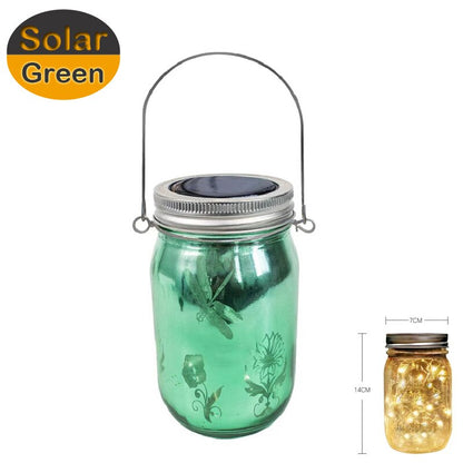 Outdoor Solar 10 Led Mason Jar Lights