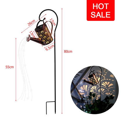 Solar LED Light Outdoor Watering Can