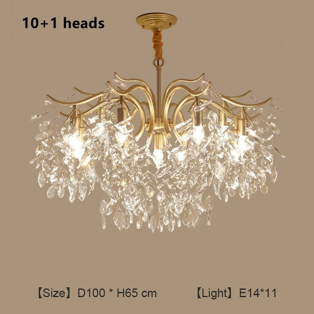 LED Luxury Crystal Chandeliers Lighting