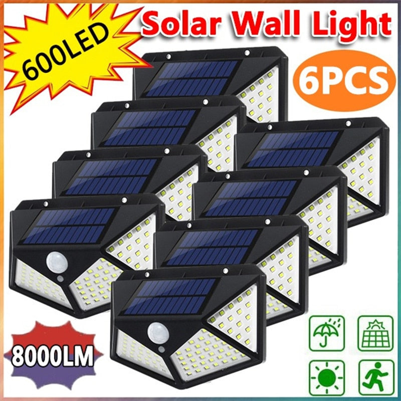 Solar Wall Lights Outdoor Lamp