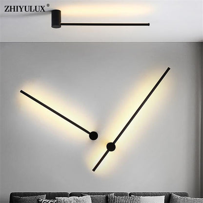 Led Wall Lamp Long Wall Light Decor