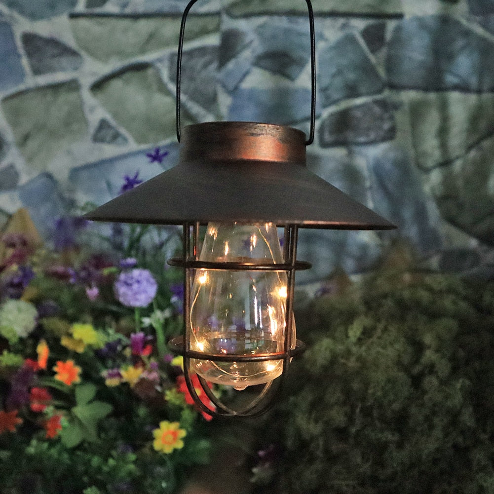 Retro Solar Lantern for Garden