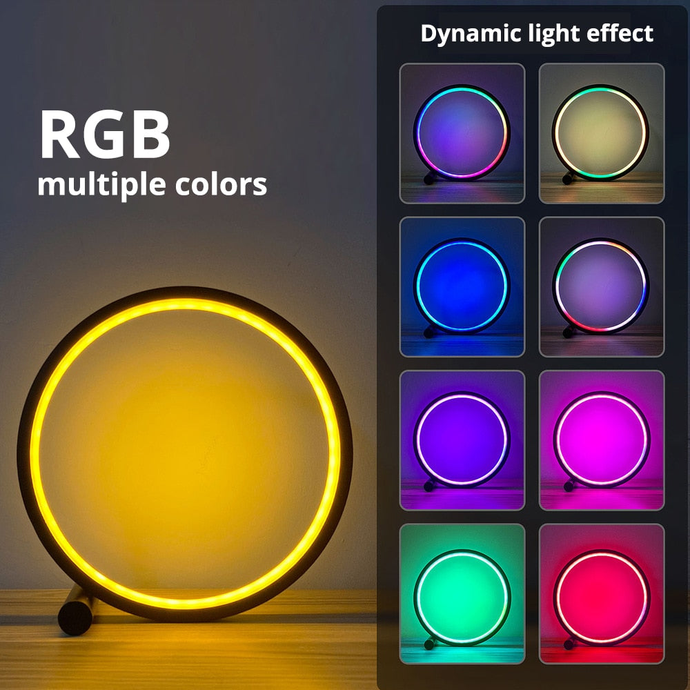 Smart LED Night Light RGB Atmosphere Desk Lamp