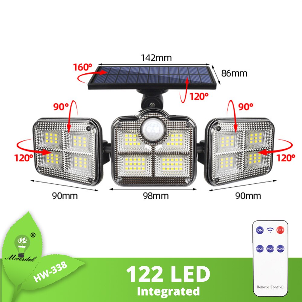 LED Solar Wall Light Outdoor Waterproof