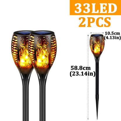 LED Outdoor Solar Torch Lights