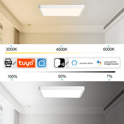 Smart LED Ceiling lamp Wood Grain