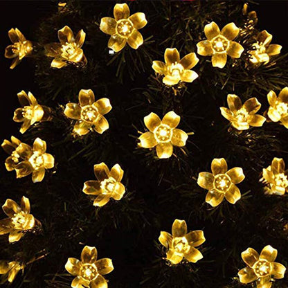 Solar String Lights Flower Waterproof