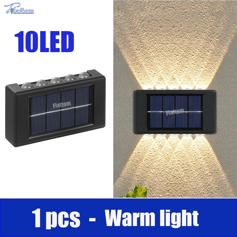 Solar LED Outdoor Wall Lights Waterproof