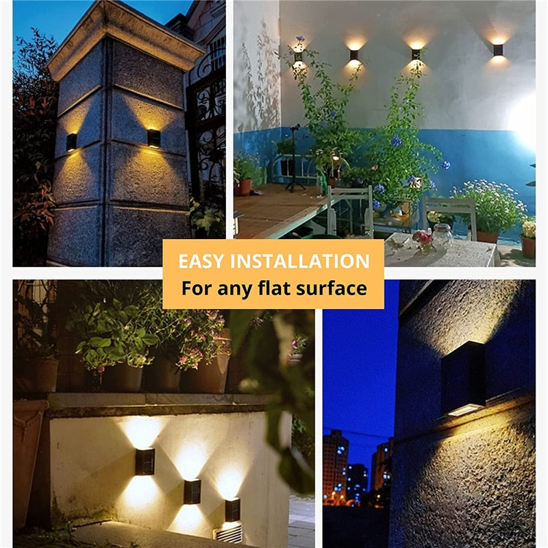 LED Solar Wall Light UP and Down