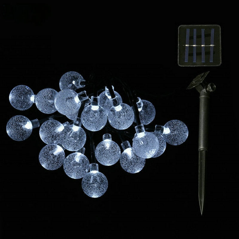 Crystal Balls Solar Lamp Waterproof