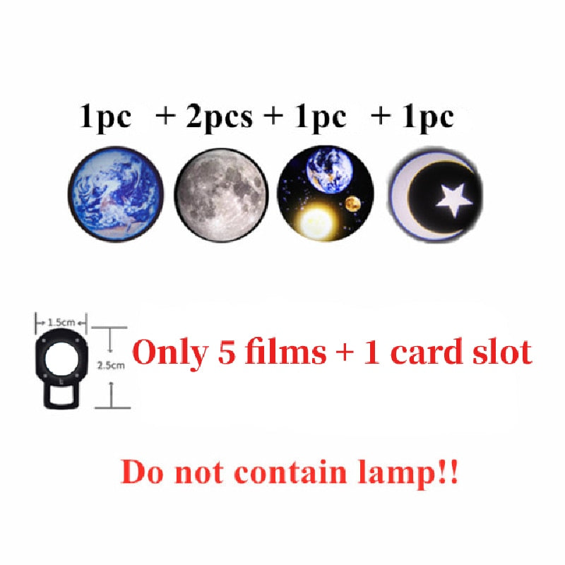 USB Rechargeable Led Night Light Planet Projection Lamp