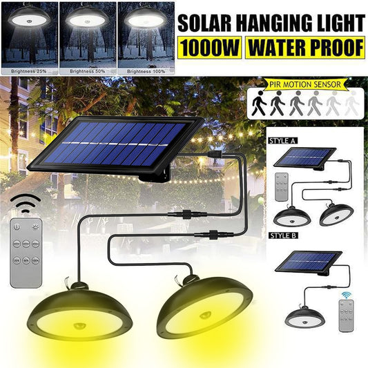 Solar Pendant Lights Outdoor LED