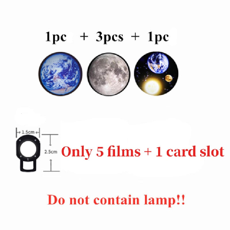 USB Rechargeable Led Night Light Planet Projection Lamp