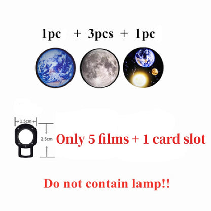 USB Rechargeable Led Night Light Planet Projection Lamp