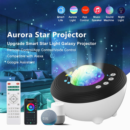 Sky Projection Lamp Compatible  With Alexa Google