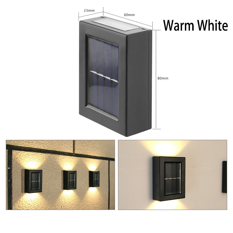 LED Solar Wall Light UP and Down