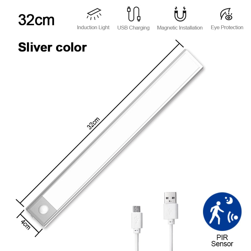 Ultra-thin LED Cabinet Light Rechargeable Motion