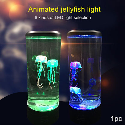 Big Size LED Jellyfish Light Table Desktop Decorative Night Lamp