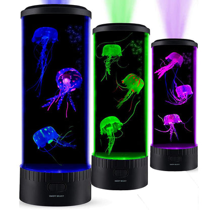 Big Size LED Jellyfish Light Table Desktop Decorative Night Lamp