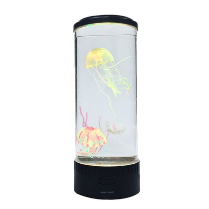 LED Remote Control Fantasy Jellyfish Lamp USB/Battery Powered Color Changing