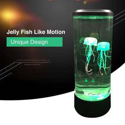 LED Remote Control Fantasy Jellyfish Lamp USB/Battery Powered Color Changing