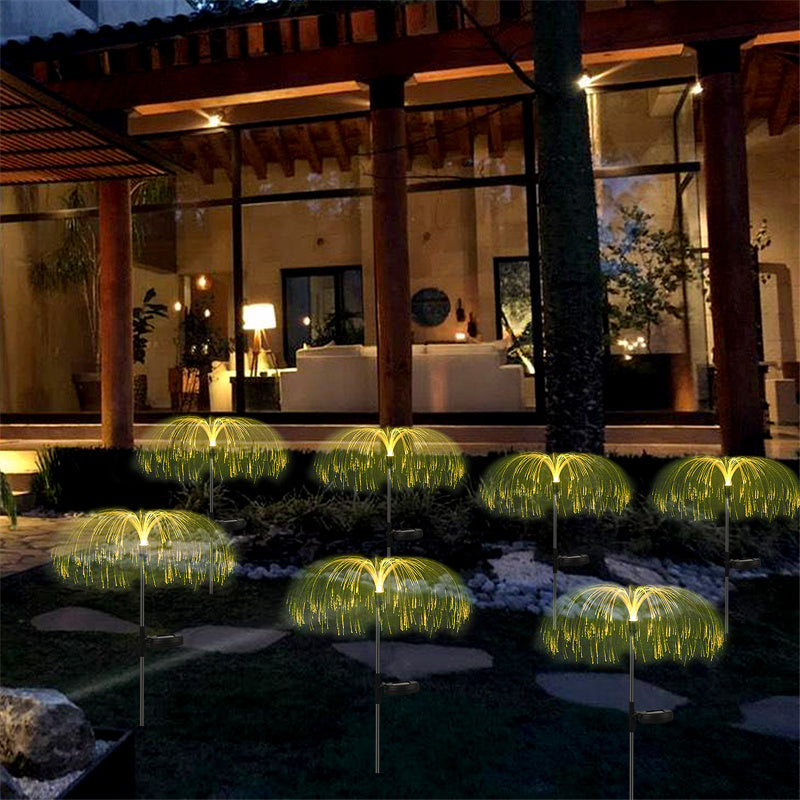 Solar Jellyfish outdoor Lights 7 Color Changing Solar Garden Lights