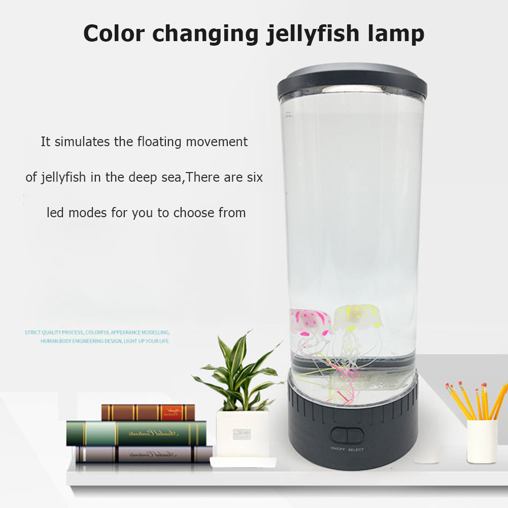 Fantasy USB/Battery Powered Jellyfish Water Tank Aquarium LED