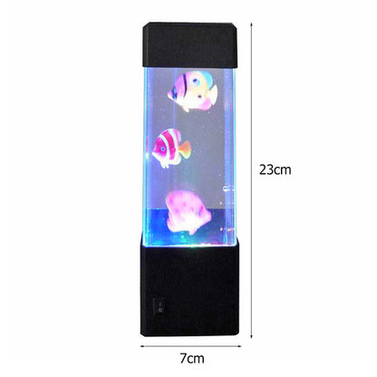 Fantasy USB/Battery Powered Jellyfish Water Tank Aquarium LED