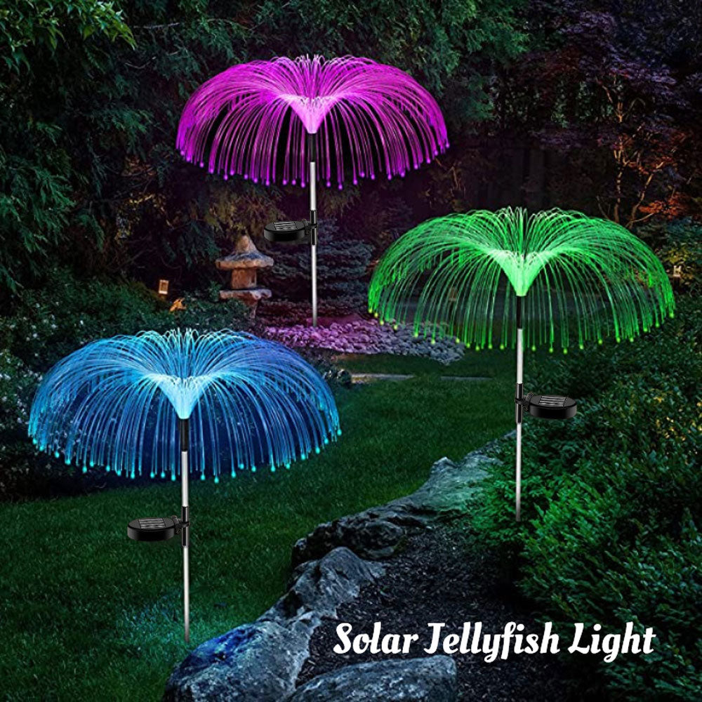 Solar Jellyfish outdoor Lights 7 Color Changing Solar Garden Lights