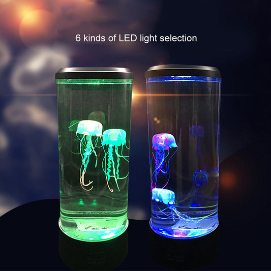 New USB Night Light Powered Jellyfish Lamp 7 Colors