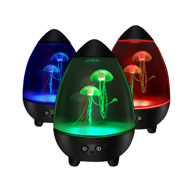 Jellyfish Lava Lamp Mute Simulation Jellyfish Lamp Night Mood Light USB Eye