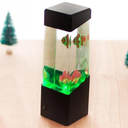 Jellyfish Lava Lamp Mute Simulation Jellyfish Lamp Night Mood Light USB Eye