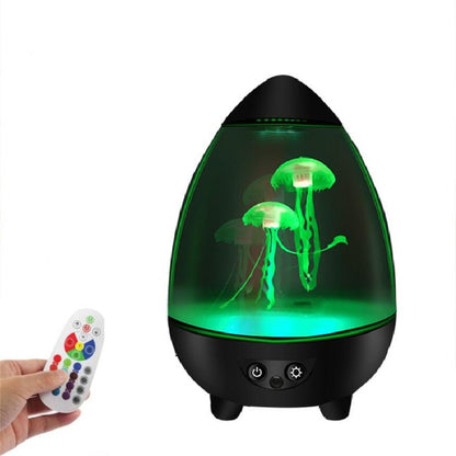 Jellyfish Lava Lamp Mute Simulation Jellyfish Lamp Night Mood Light USB Eye