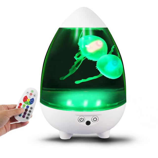 Jellyfish Lava Lamp Mute Simulation Jellyfish Lamp Night Mood Light USB Eye