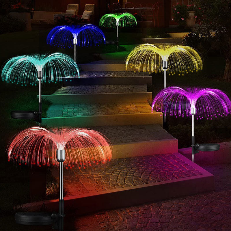 7 Color outdoor lamp Solar Led Jellyfish Lamp Waterproof