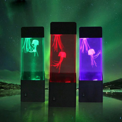 Jellyfish Lamp LED Bedside Night Light Color Changing