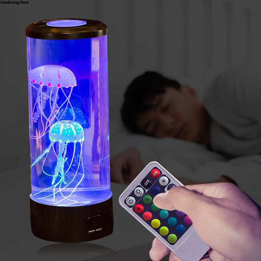 Gift USB led jellyfish lamp mood night lamp