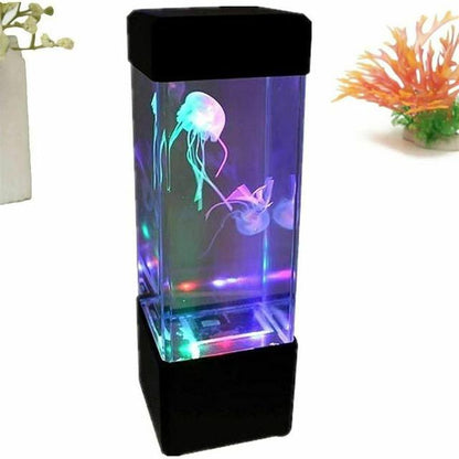 Jellyfish Light Lava Lamp Aquarium Led 7 Colors Lighting