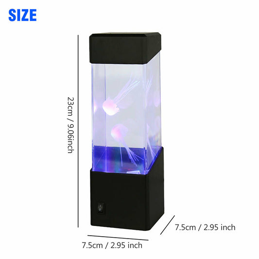 7 Colors Jellyfish Lamp LED Color Changing Aquarium Lamp Battery Powered