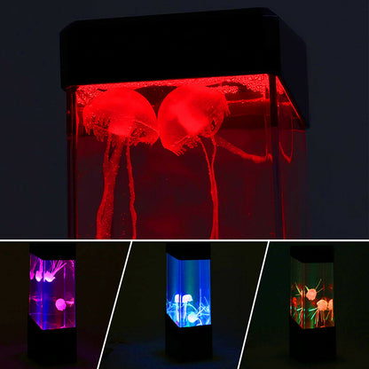 7 Colors Jellyfish Lamp LED Color Changing Aquarium Lamp Battery Powered