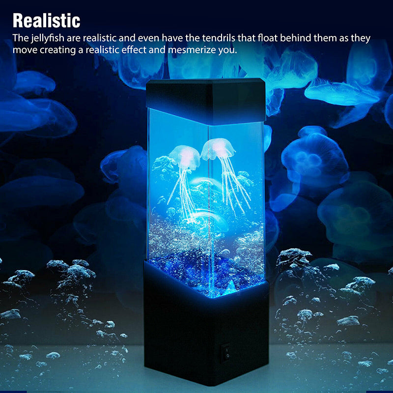 7 Colors Jellyfish Lamp LED Color Changing Aquarium Lamp Battery Powered