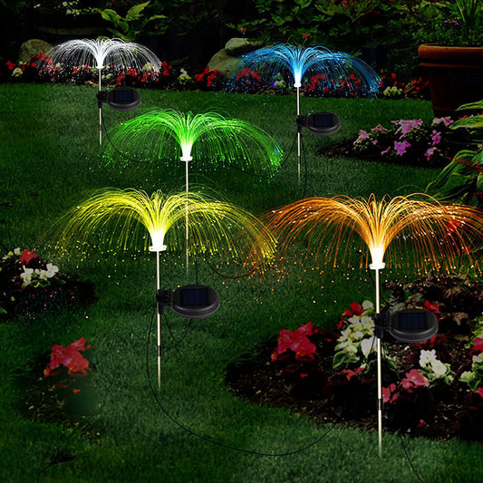 Solar Flower Jellyfish Light Outdoor Garden Waterproof  Decorative